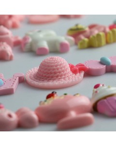 ZL33-21-10P-DIY Crafting Embellishments Resin Flat Backs Charms