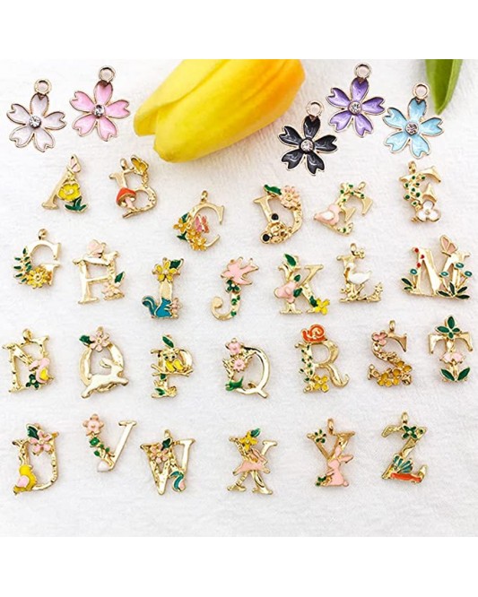 ZY26-01-300p-Pendant Garden Fairy Tale Enamel Charms for DIY