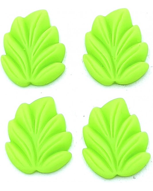 ZL31-15-15P-Flatbacks Tree Leaves Cabochons Resin Charms for DIY