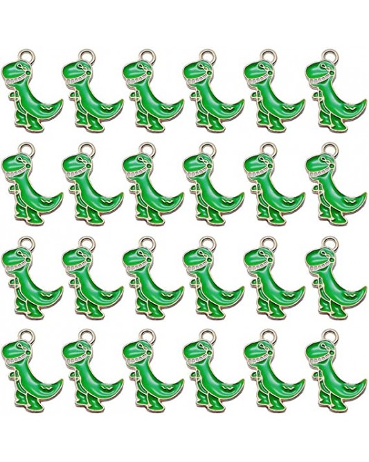 ZL33-14-10P-Cartoon DIY Small Dinosaur Alloy Charm DIY 80pcs